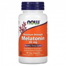 Мелатонін NOW Foods Melatonin 20 мг 90 веган капс
