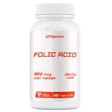 Фолієва кислота Sporter Folic Acid 800 мкг - 90 таб