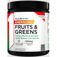 Мультивітаміни Energized Fruits & Greens - 163 г - Ягоды 04/2025