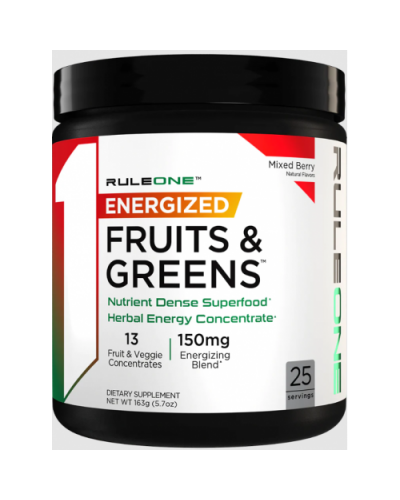 Мультивітаміни Energized Fruits & Greens - 163 г - Ягоды 04/2025