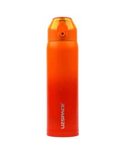 Термочашка UZspace 4201 500 мл - помаранчева із червоним (gradient)