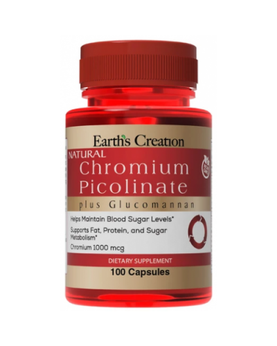 Жироспалювач Chromium Picolinate & Glucomannan - 100 капс