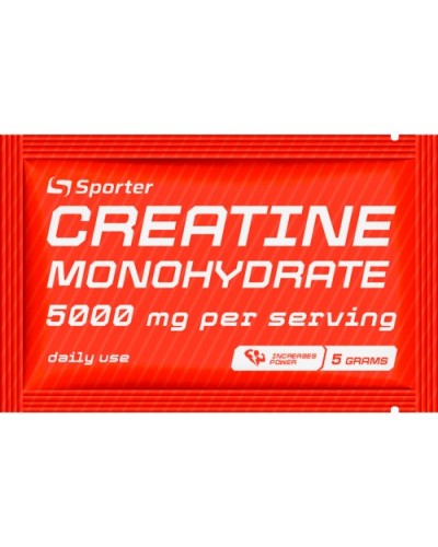 Креатин Sporter Creatine monohydrate - 5 г 1/30