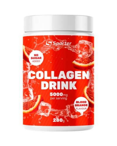 Морський колаген Collagen Drink - 280 г - червоний апельсин