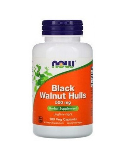 Дієтична добавка чорний горіх Black Walnut Hulls 500 mg - 100 веган капс