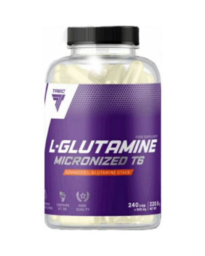 Амінокислоти L-Glutamine Micronized T6 - 240 капс