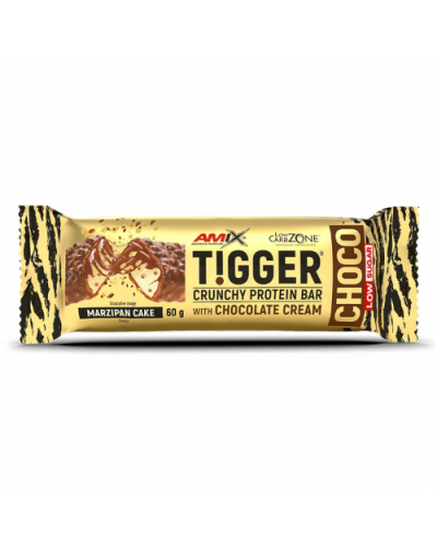 Батончик TiggerZero Choco Protein Bar - 60 г 1/20 - марципановий торт