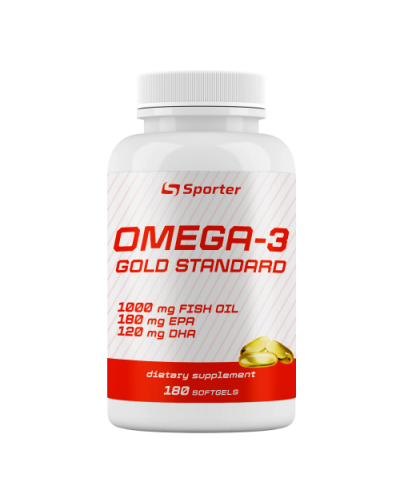 Жирні кислоти Omega-3 Gold Standard - 180 гелевих капсул