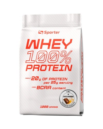 Протеїн Whey 100% Protein - 1 кг - шоколад-банан