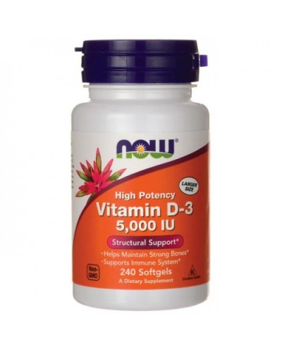 Вітамін Vitamin D3 5000 ME - 240 софт гель