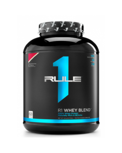 Протеїн R1 Whey Blend - 2240 г - Клубника и крем 05/2025