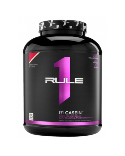 Протеїн R1 Casein - 1820 г - Клубника и крем 03/2025