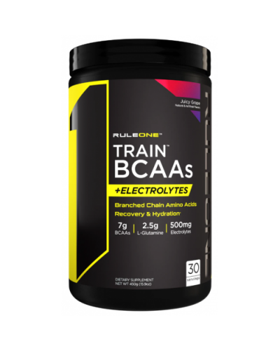 Амінокислоти Train BCAAs + Electrolytes - 450 г - Виноград