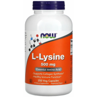 Л-лізин Now Foods L-Lysine, 500 мг - 250 веган капс