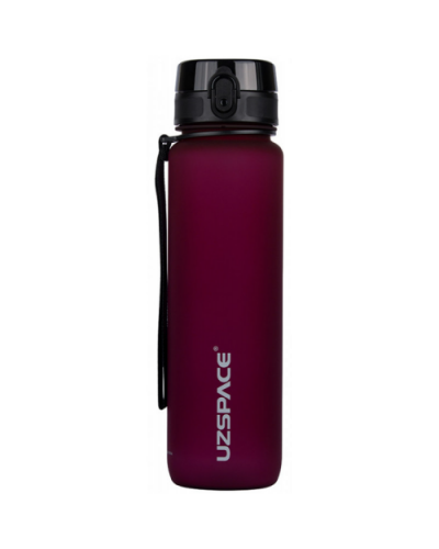 Бутылка для воды UZspace 3038 1000 мл (бордова)