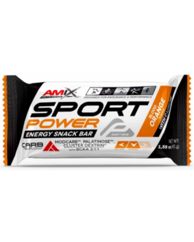 Батончик Performance Amix Sport Power Energy Cake with Caffeine - 45 г 1/20 - лимон