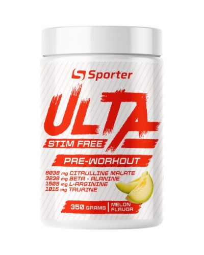 Ulta Stim Free Pre-Workout - 350 г - диня