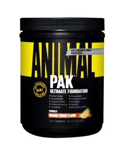 Вітаміни і мінерали ANIMAL PAK powder 411 г - апельсин