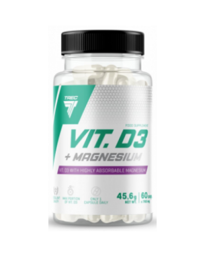 Vitamin D3 + Magnesium - 60 капс