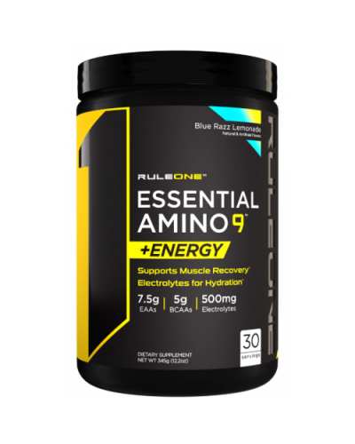 Амінокислоти Rule 1 Essential Amino 9 + Energy - 345 г - Малиновий лимонад