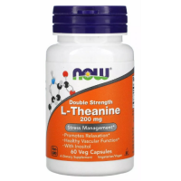 Л-Теанін Now Foods L-Theanine 200 мг - 60 веган капс
