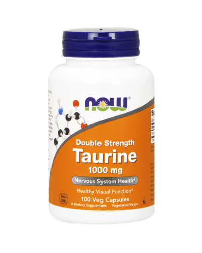 Таурин Now Foods TAURINE 1000 мг 100 веган капс