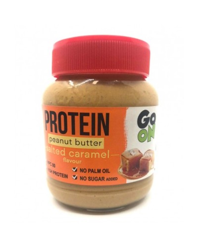 Арахісова паста Protein Peanut butter 350 г Salted Caramel (стекло) 03/2024