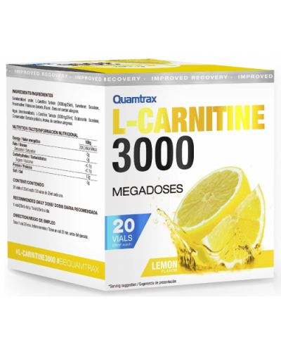 L-Carnitine 3000 - 20 флаконов - лимон