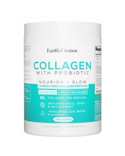 Колаген Earth Creation Collagen with probiotic + Hyaluronic Acid - 275 гр