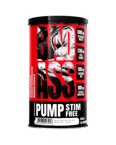 Предтреник BAD ASS Pump Stim-Free - 350 г - фрукт дракона