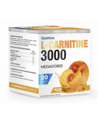 L-Carnitine 3000 - 20 флаконов - персик