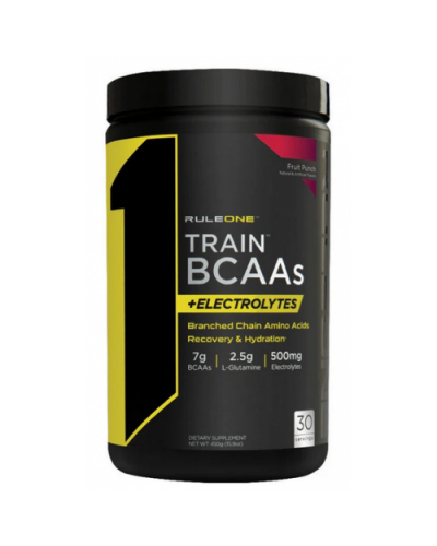 Амінокислоти Train BCAAs + Electrolytes - 450 г - Фруктовый пунш