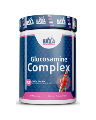 Глюкозамін та хондротин Haya Labs Glucosamine Chondroitin & MSM Complex - 240 капс