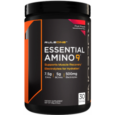 Амінокислоти Rule 1 Essential Amino 9 - 315 г - Фруктовый пунш 06/2025