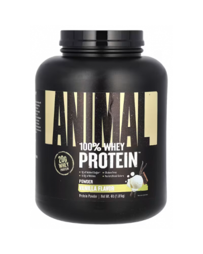 Протеїн Animal 100% Whey - 1.81 кг - ваніль