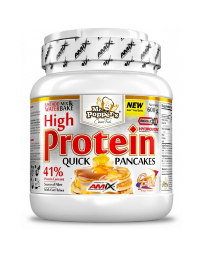 Протеїновий панкейк Mr.Popper´s - High Protein Pancakes - 600 г - натуральний