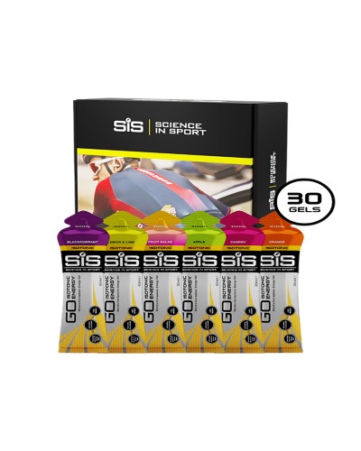 Набір із 30 енергетичних гелів SiS Go gel Variety pack, 30 x 60 мл
