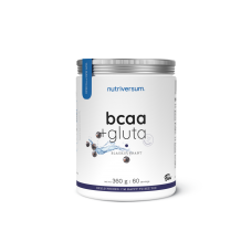 Амінокислоти Nutriversum BCAA + GLUTA (чорна смородина) 360 г