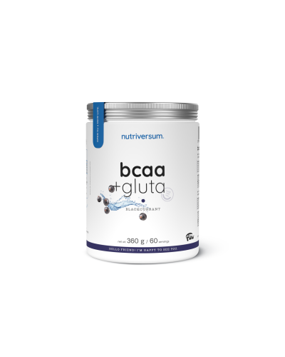 Амінокислоти Nutriversum BCAA + GLUTA (чорна смородина) 360 г