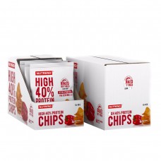 Чіпси з високим вмістом білка Nutrend HIGH PROTEIN CHIPS (паприка) 6 x 40 г