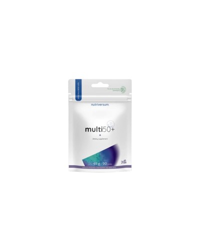 Полівітаміни для людей похилого віку Nutriversum MULTI 50+, 90 таблеток