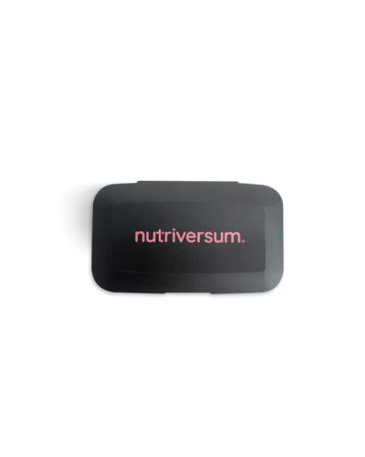 Бокс Nutriversum PillBox для зберігання таблеток (Чорний)