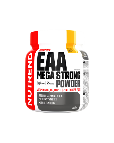 Амінокислоти Nutrend EAA Mega Strong Powder (апельсин+яблуко) 300 г