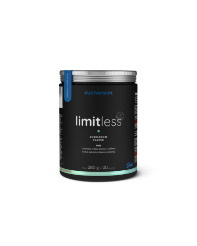 Передтренувальний комплекс Nutriversum LIMITLESS (жувальна гумка) 380 г