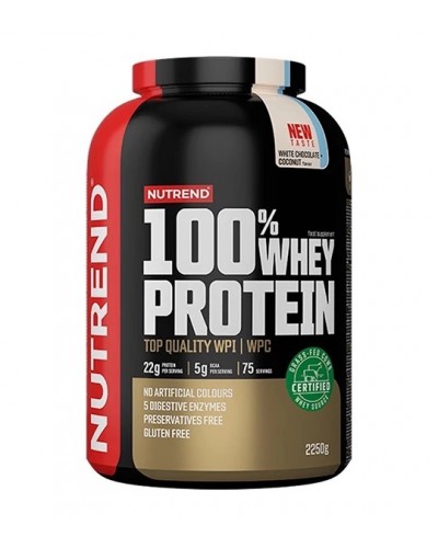 Протеїн Nutrend 100% Whey Protein (Шоколад + Кокос) 2250 г