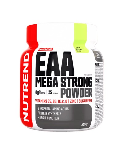 Амінокислоти Nutrend EAA Mega Strong Powder (лимонний холодний чай) 300 г