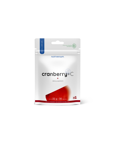 Екстракту журавлини + Вітамін С Nutriversum CRANBERRY + C, 30 капсул