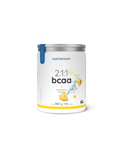 Амінокислоти Nutriversum 2:1:1 BCAA (ананас-манго) 360 г