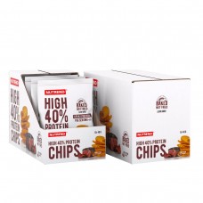 Чіпси з високим вмістом білка Nutrend HIGH PROTEIN CHIPS (соковитий стейк) 6 x 40 г