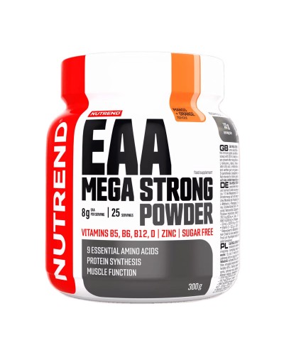 Амінокислоти Nutrend EAA Mega Strong Powder (манго+апельсин) 300 г